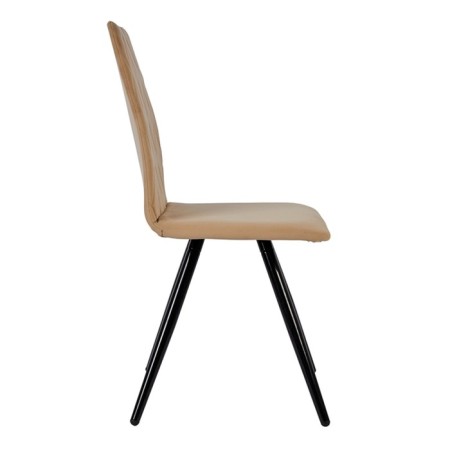 Dining stool Polini Home Rio SM, beige-black color-2
