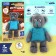 Set for creativity. Wool toy "Bear"