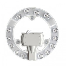 LED module with a driver and a linzed scatter on magnets, 12W, LED, 137x137 mm