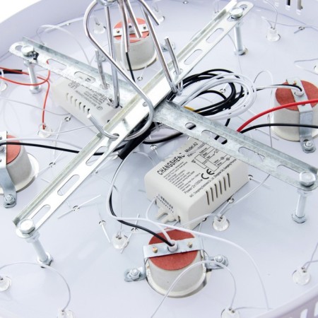 Luer with DNA "Azalia" 4x40W E27+RGB chrome 40x40x24 cm Bayerlux-13