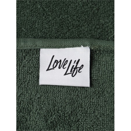 Trick Lovelife towel Tanami 30 × 50 cm, green, 100% cotton, 430 g/m²-5