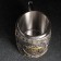 Bull stainless steel mug, 400 ml, silver color