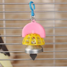 Toy for birds with a bell No. 1, mix of flowers