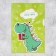 Interactive postcard "Happy Birthday", dinosaur, 12 × 18 cm