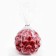 Figure candle "Babble" round, 5.5x5.5 cm, red