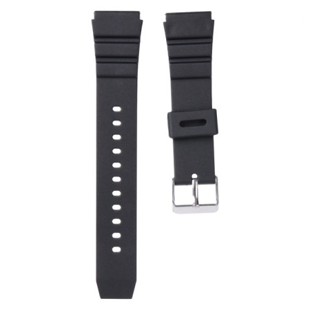 Watch strap, 20 mm G-shock, silicone, L-22 cm, black-1