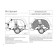 Rear Right Rival Renault Duster (front-wheel drive) 2010-2015 2015, plastic, with fasteners, 44701002