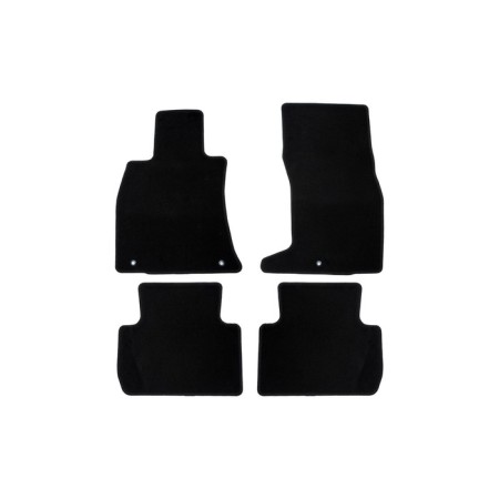 Rugs in Econom salon for Kia Stinger 2020-, liftback, 4 pcs., Textile