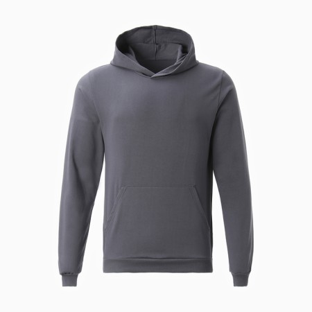 Male sweatshirt was laid down, dark gray color, size 52