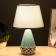 Table lamp "Florence" E14 40W Blue-chromium 22.5x22.5x35 cm Risalux
