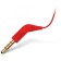 Headphones JBL T110, vacuum, microphone, 100DB, 16 Ohm, 3.5 mm, 1.2 m, red