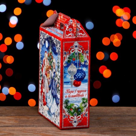 Gift box "on the rink" 16.8 x 7 x 25 cm-2