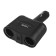 The cigarette lighter racetler for 2 slots with backlight, 100 watts