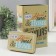 Casket metal rectangular "House, cute house" 7.8x12.2x18.6 cm