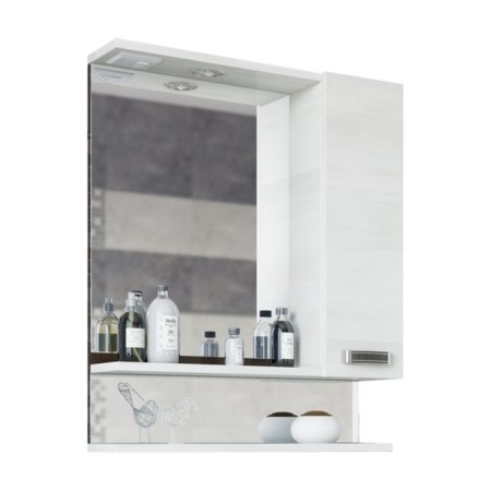 Cabinet-mirror Texas 60 wenge/Northern tree light, right-1