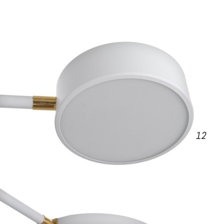Causteen with PDU 2301/8WT LED 160W 3000-6000k white 93x93x8 cm Bayerlux-7