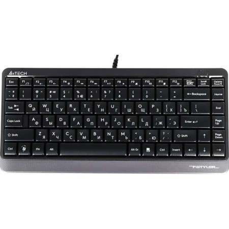 Keyboard A4Tech FSTYLER FK11 Black/Gray USB Slim