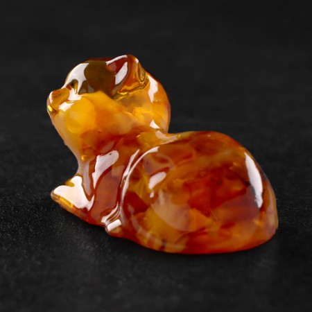 Souvenir "cat lies", amber-1