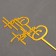 Topper "Happy Birthday", Color Gold