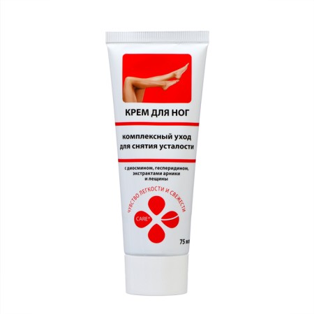 Feet cream "Complex care" to relieve fatigue, with diosmine, 75 ml-1