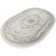 Oval carpet Mashad 1500 G144, size 80x150 cm