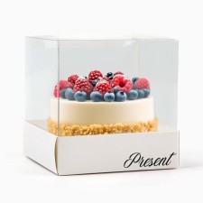 Pressent confectionery box, 10 x 10 x 10 cm