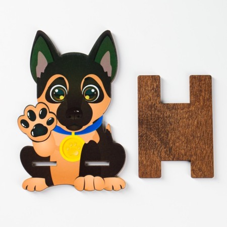Cop for the phone "Dog", lamination, 14.1x9.4 cm-3