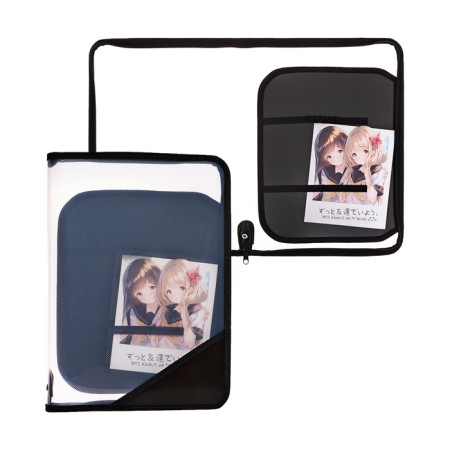 Labor folder A4, 325 x 230 x 25 mm, lightning around, hinged bar, plastic, PTR-1, calligrata "Anime Fine"-2