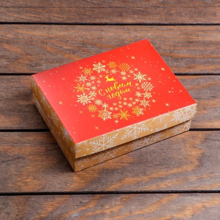 Gift box team "Winter Tale", 16.5 x 12.5 x 5.2 cm-3