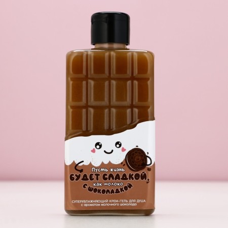 Brown chocolate gel "Life will be sweet", 300 ml-1
