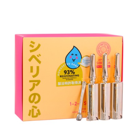 A rejuvenating three -step complex for the face of the face Natura Siberica