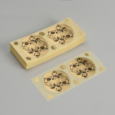 Stykini, with moles, d = 47 mm, golden color
