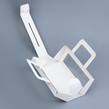 Box for roll, white, 18.5 x 6.5 x 6.5 cm. Confectionery packaging-2