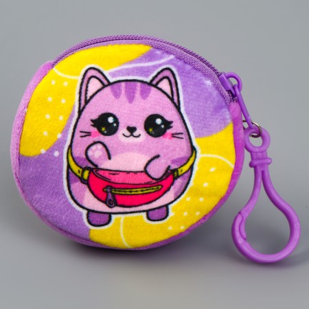 Kid wallet for a girl in the showbox "Beasts", plush, color mix-2