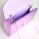 Female bag on a magnet, lilac color
