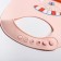 Blory for feeding "Air Ball" silicone with pocket, pink color