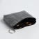 Women's wallet with lightning, black color