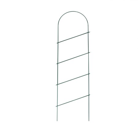 Shpalera, 160 × 43 × 1 cm, metal, green, "line"-1