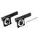 Separate handle Lockland 003 BL, black color