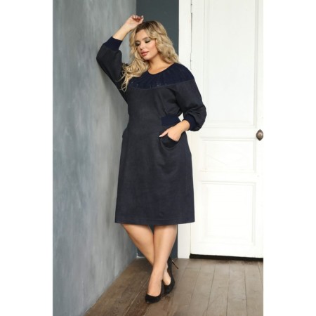 Women's dress, size 50, blue color