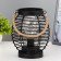 Night -bearing "Berymeli" from 3haa Black Black 15x15x19 cm Risalux