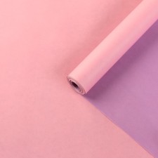 Paper packaging craft, bilateral, pink+lilac, 0.72 x 10 m, 50 g/m²
