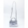Women's bag, 20*8*14, lightning departure, belt lengths, silver