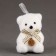 A toy of foam "Bear" with a medal, 10 cm
