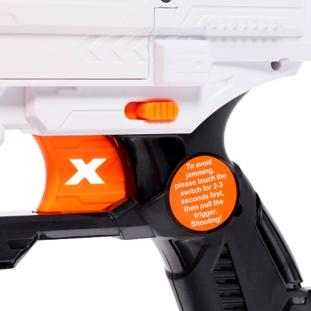 Blaster "Fast", shoots with soft bullets, works from batteries-6