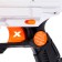 Blaster "Fast", shoots with soft bullets, works from batteries