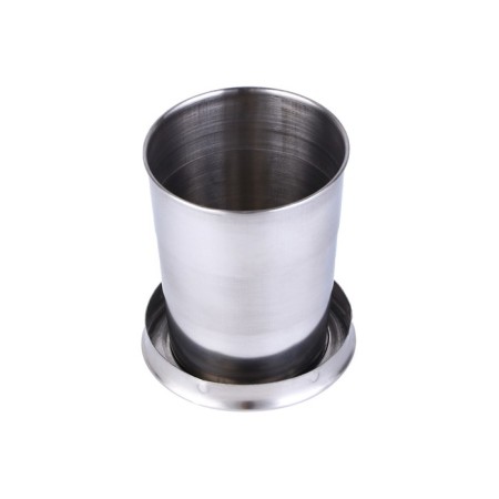 Gift set 5 in 1 "rhombus": Flake 270 ml + funnel, 2 glasses, a folding cup d = 5 cm-6