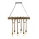 Lumina "Ropes" 6he27 60W brown 80x15x15cm Bayerlux