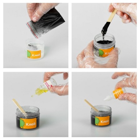 Slime set "Slime Party. Dark Girl "-1