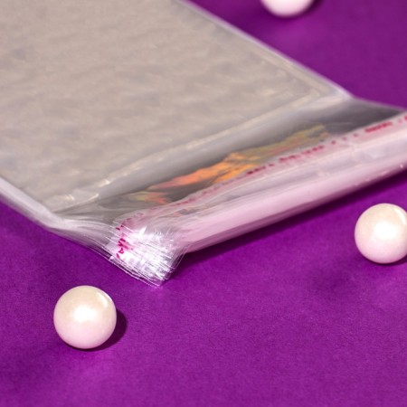 BOPP package with an adhesive valve 10 x 10/4 cm, 25 μm-5